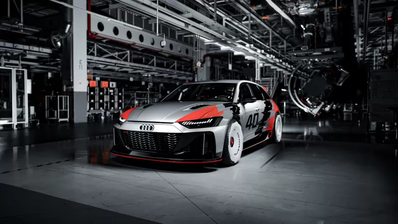 Audi RS6 GTO Concept, Race cars, Concept cars, 2021, 5K