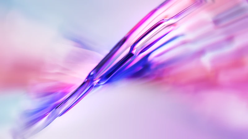 Pink and blue glass streak wallpaper, Pastel fluid, Soft gradient