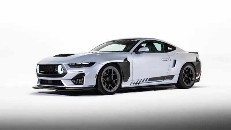 Ford Mustang RTR 2026, White background 5K