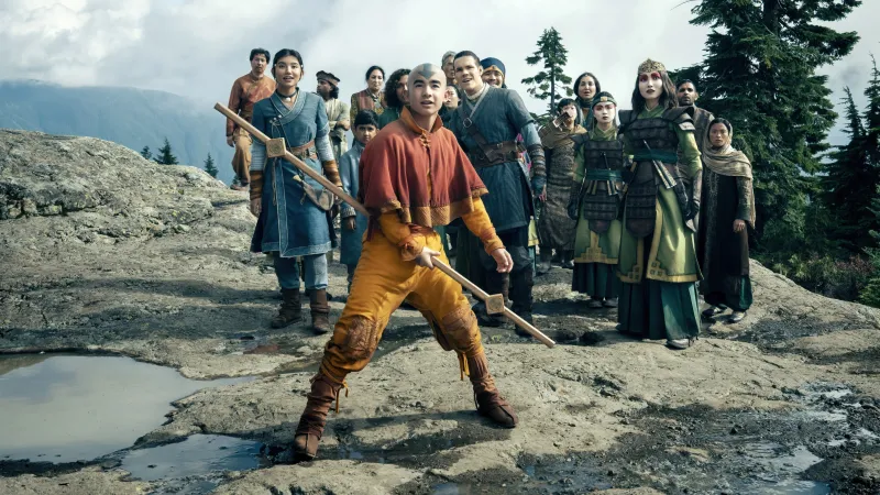 Avatar: The Last Airbender, Season 2, Aang, Netflix series, 5K wallpaper