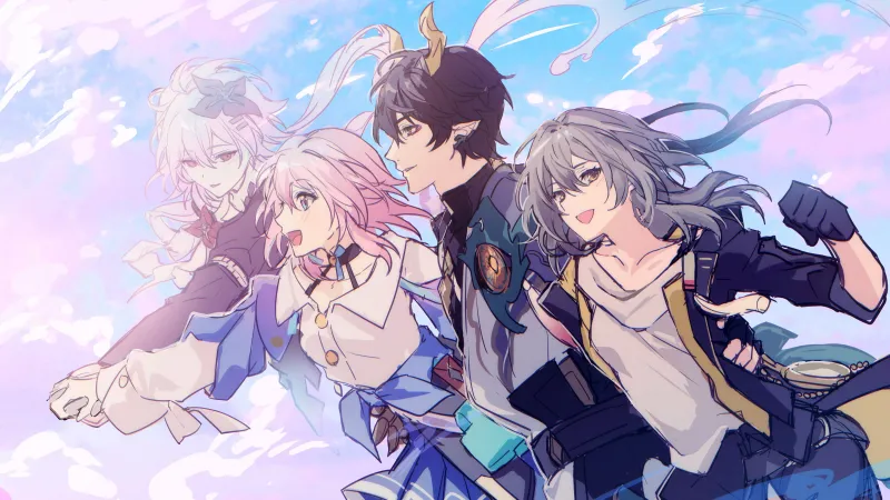 Honkai: Star Rail Illustration, Dan Heng, Trailblazer