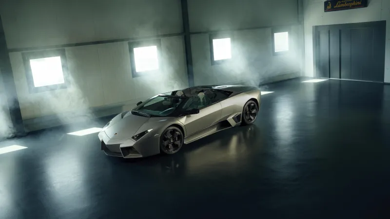 Lamborghini Reventón Roadster wallpaper, Albert Spiess Collection, Garage, Grey