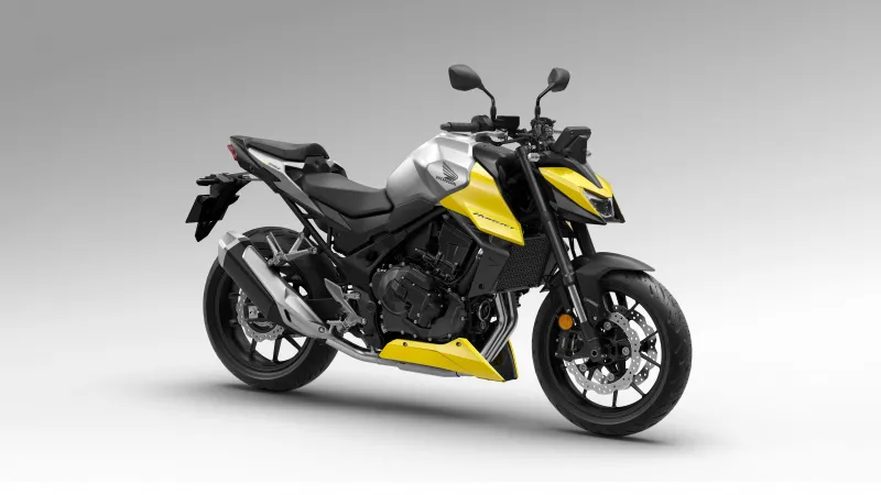 Honda CB750 Hornet wallpaper, Yellow, Naked bike, Studio, 2026