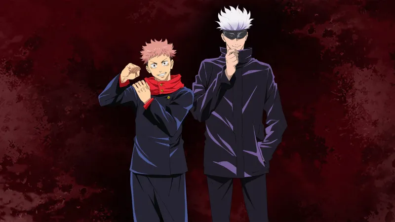 Jujutsu Kaisen Season 1, Satoru Gojo, Yuji Itadori