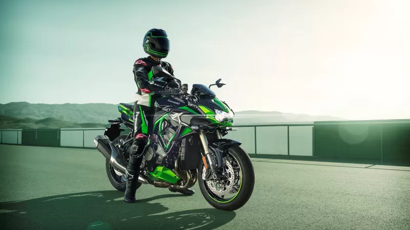 Kawasaki Z H2 SE, Biker, Sports bikes, Racing bikes
