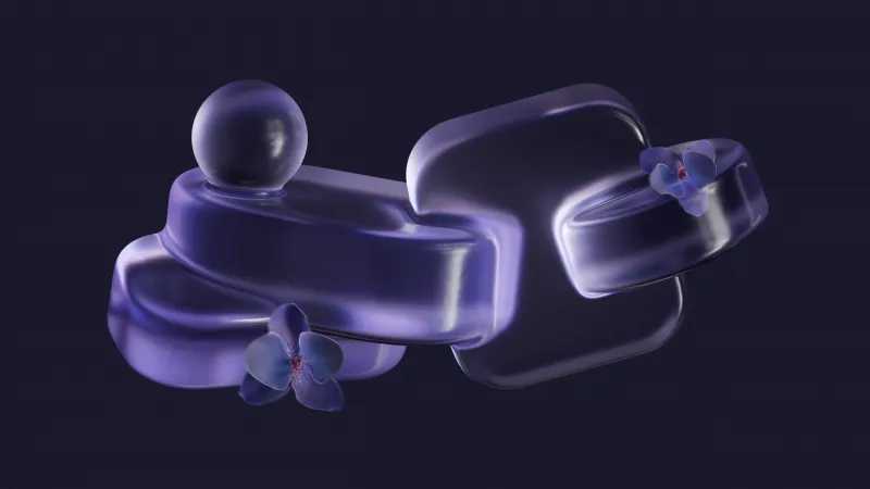 Microsoft Opaline Purple, Dark Mode Stock wallpaper