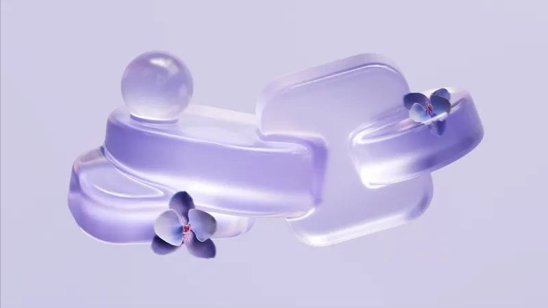 Microsoft Opaline Purple, Stock wallpaper