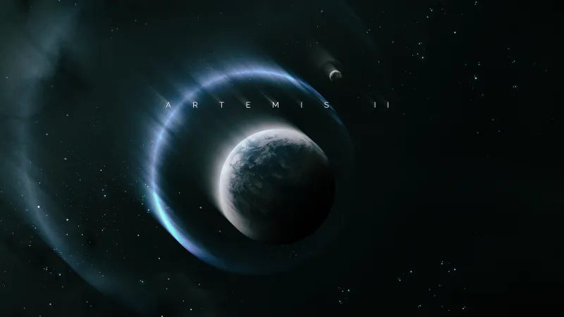 NASA Artemis II, Planet Earth, 5K Wallpaper