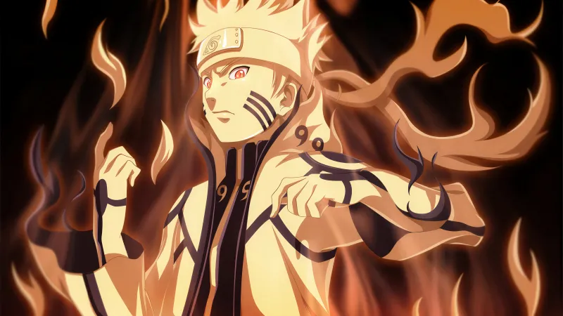 Naruto Uzumaki Nine-Tails Chakra Mode