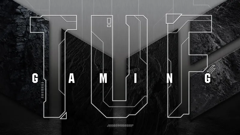 ASUS TUF Gaming, Dark Mode, Black and White