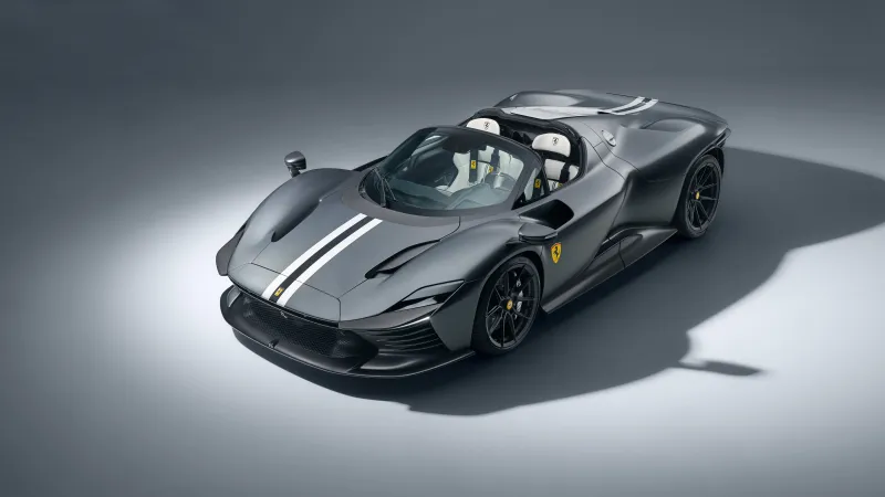 Novitec Ferrari Daytona SP3 wallpaper, Grey roadster, Studio, 2026