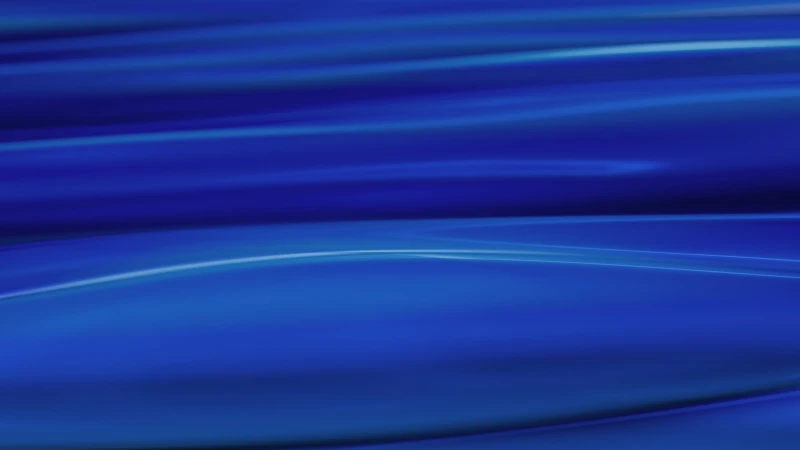 Blue silk waves, Microsoft Design, Smooth gradient, 4K wallpaper