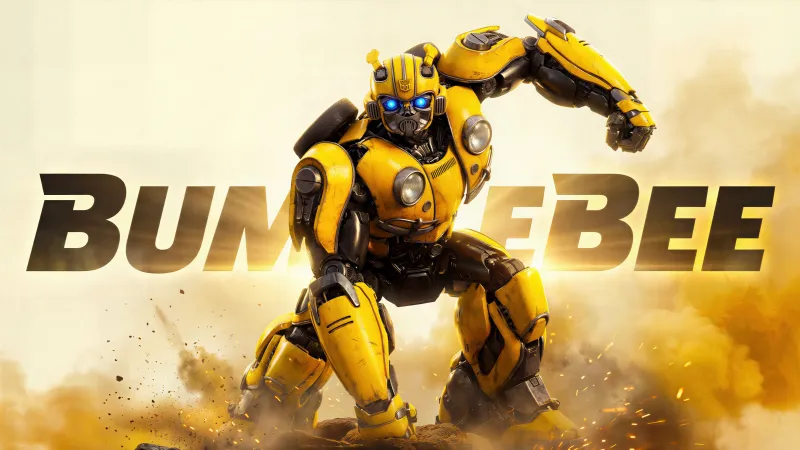 Bumblebee wallpaper, Transformers, Yellow, AI art