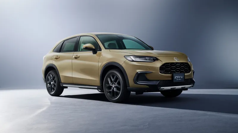 Honda ZR-V e:HEV Z Cross Touring, Gold SUV, Studio, 2026, 8K wallpaper