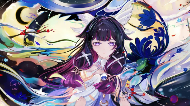 Columbina, Genshin Impact, 5K wallpaper
