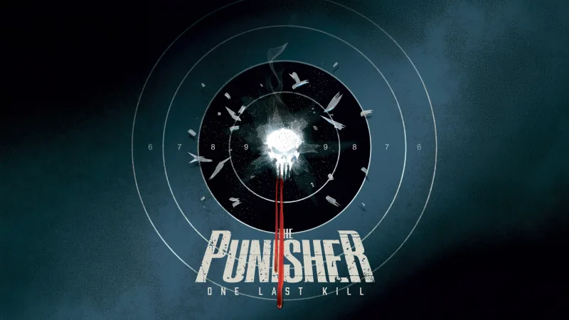 The Punisher: One Last Kill, 2026, Target, Skull logo, Dark background, 5K wallpaper