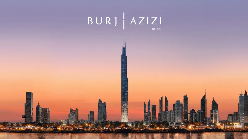Burj Azizi Skyscraper, Dubai City, Sheikh Zayed Road