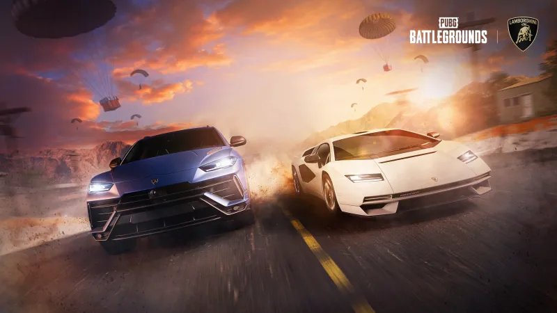 PUBG x Lamborghini, PlayerUnknown's Battlegrounds, Lamborghini Urus, Lamborghini Countach LPI 800-4