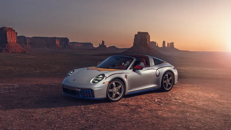 Porsche 911 Targa 4 GTS 2026, 8K wallpaper