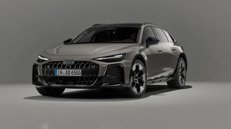 Audi A6 allroad quattro, Grey estate, Studio, 2026, 8K wallpaper