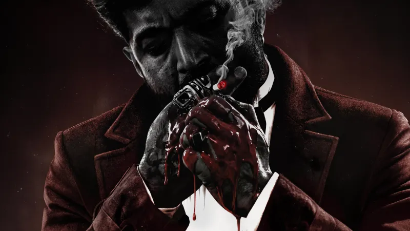 Yash's Toxic (2026), Toxic: A Fairy Tale for Grown-Ups, Yash wallpaper, Indian movies, Dark red, 8K wallpaper