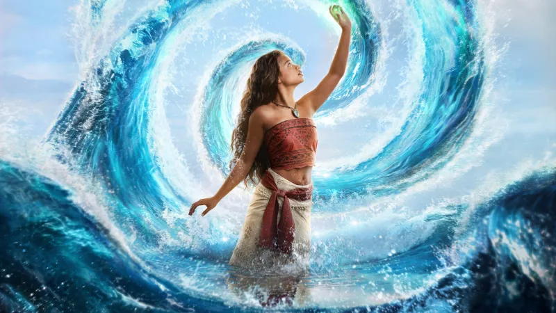 Moana (2026) Movie poster, Catherine Laga'aia, 5K wallpaper