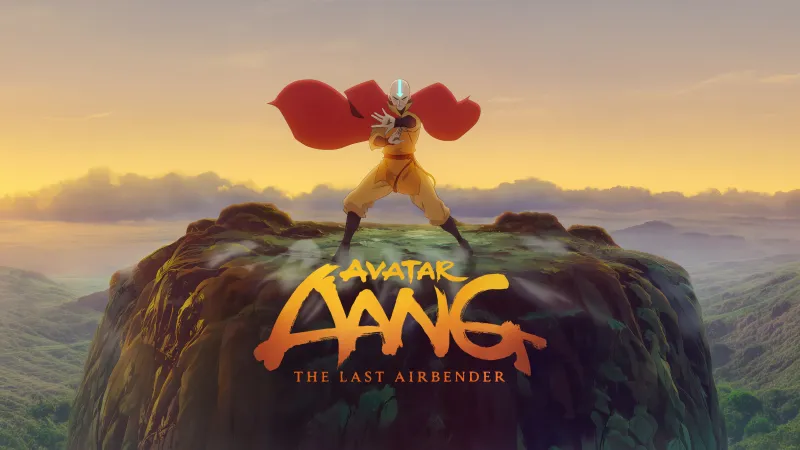 Avatar Aang: The Last Airbender, Animation movies, Aang wallpaper, Mountain top, 2026 Movies, 5K wallpaper