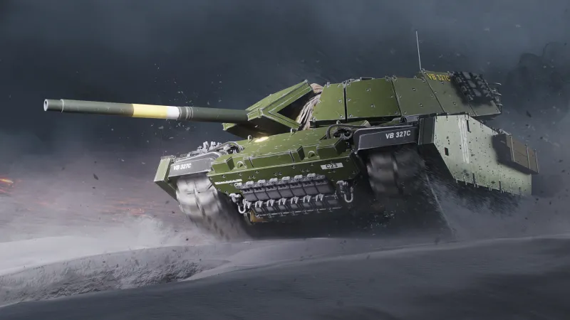 World of Tanks: HEAT, M60A3E2 tank, Snow, 4K wallpaper