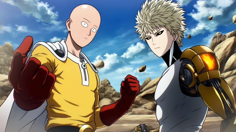 Saitama, Genos, One Punch Man 5K