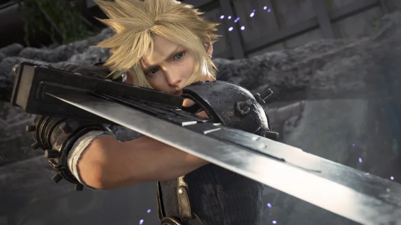 Cloud Strife, Buster Sword, Final Fantasy VII Rebirth, 4K wallpaper
