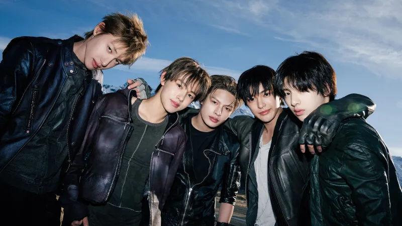 CORTIS, James, FaSHioN MV, Leather jackets, Blue sky, 5K wallpaper