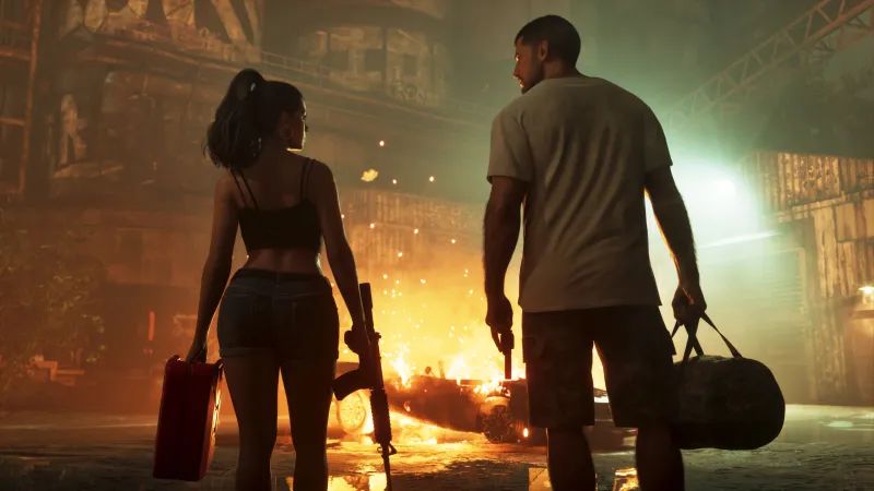 Grand Theft Auto VI, GTA 6, Jason and Lucia, Heist, Gameplay, 4K wallpaper