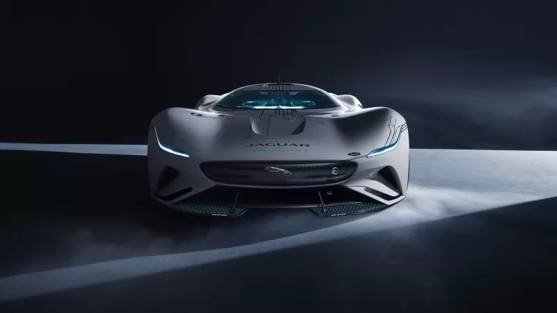 Jaguar Vision Gran Turismo SV, Hypercars, Concept cars, Dark background, 2021, 5K