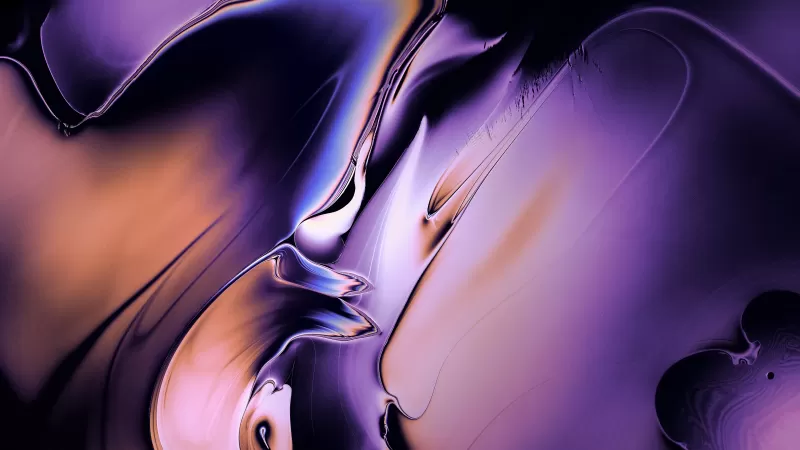 macOS Mojave, Abstract background, Stock, Purple abstract, 5K background