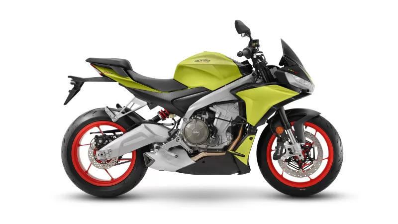 Aprilia Tuono 660, 2021, White background, 5K, 8K