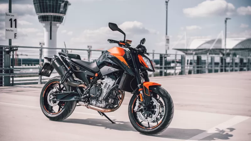 KTM 890 Duke wallpaper, Naked bike, Munich Airport, 2021