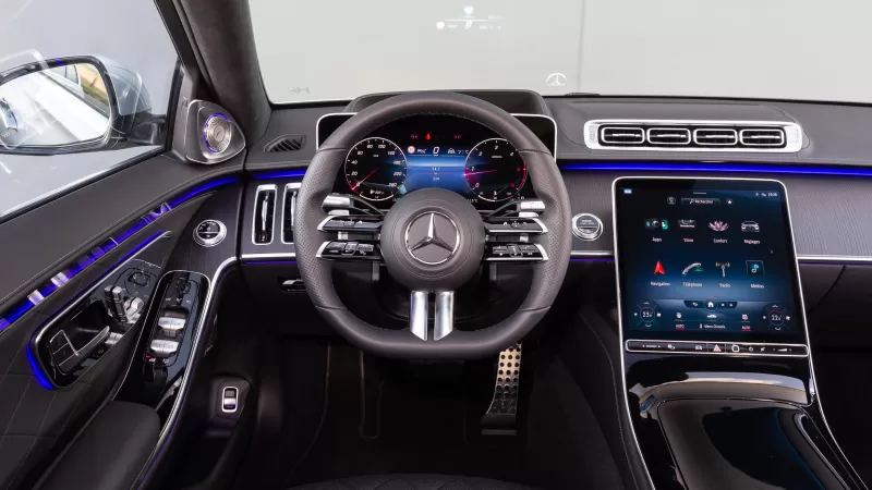 Mercedes-Benz S 350 d AMG Line, Interior, Cockpit, 2021, 5K