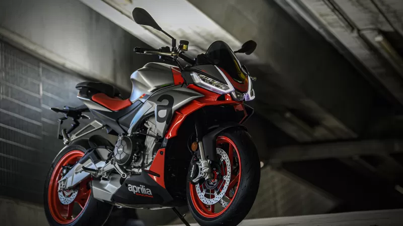 Aprilia Tuono 660 wallpaper, Concept Black, Parking garage, 2021