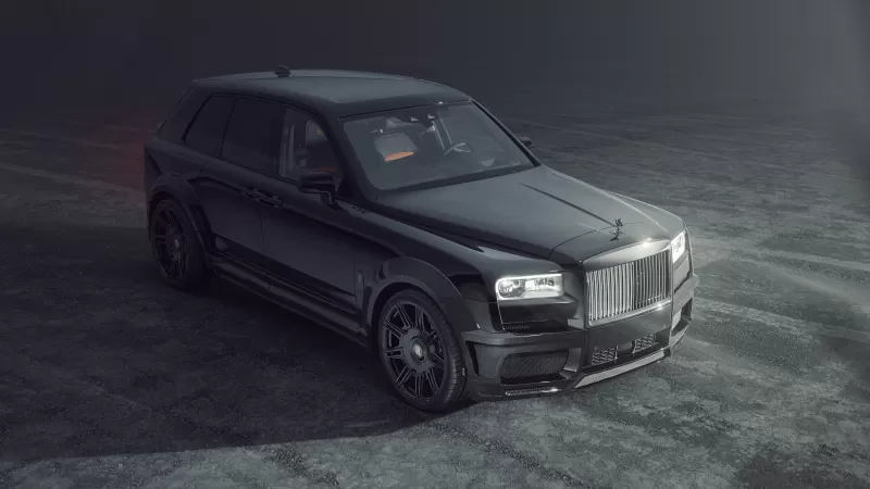 Rolls-Royce Cullinan Black Badge, SPOFEC, Black cars, 2021, 5K, 8K