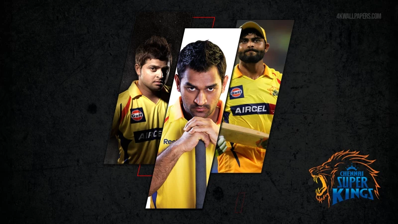 Chennai Super Kings Team, CSK, Squad, IPL 2021, IPL T20, Indian Premier League, Chennai Super Kings, Dhoni, Suresh Raina, Ravindra Jadeja, Cricket, Dark background
