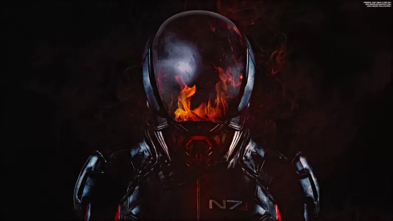 Mass Effect: Andromeda, N7 Armor, Fire