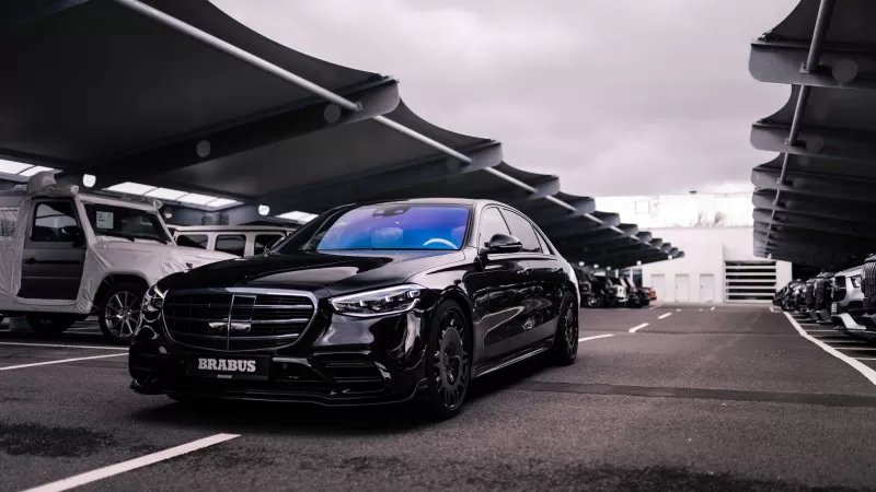 BRABUS 500, Mercedes-Benz S 500 L 4MATIC, 2021, Black cars, 5K