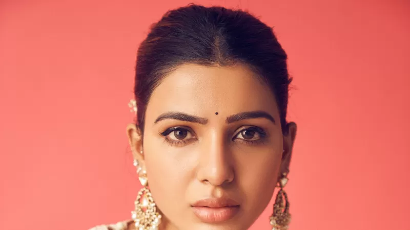 Samantha, Indian actress, South Actress, Portrait, 5K
