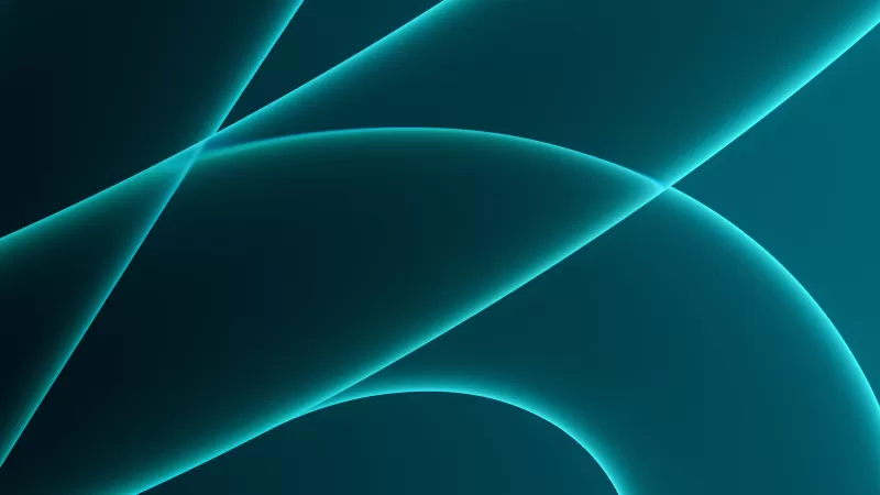 iMac 2021, Apple Event 2021, Stock, Cyan background, 5K