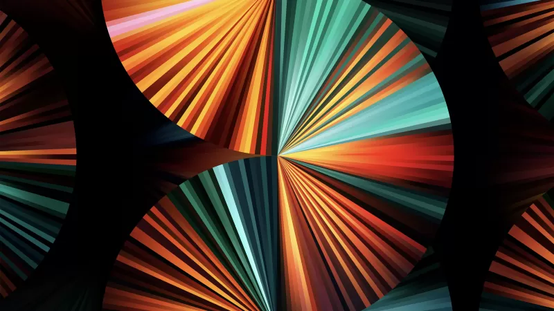 iPad Pro 2021, Apple Event 2021, Green, Colorful, Stock, Multicolor