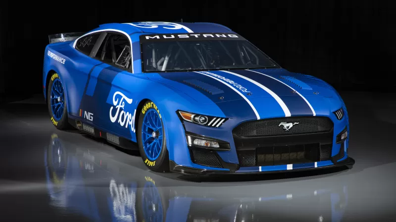 Ford Mustang, NASCAR Race Car, 2021, 5K, 8K