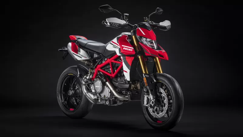 Ducati Hypermotard 950 SP, 2022, 5K, 8K, Black background