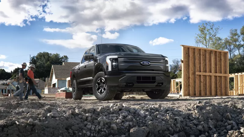 Ford F-150 Lightning Pro, 8K wallpaper
