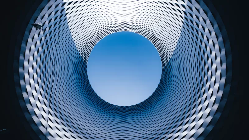 Basel exhibition center, Modern architecture, Sky view, Spiral, Switzerland, 5K, 8K