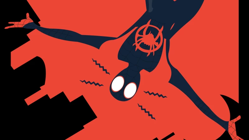 Miles Morales, Spider-Man, Minimal art, Marvel Superheroes